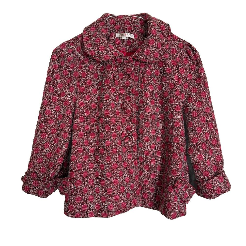 Joy Joy Cropped Jacket Size Large